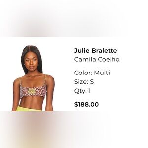 Camila Coelho Colorful Bralette